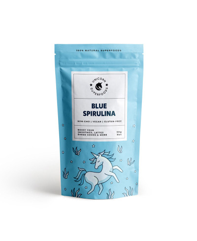 Poudre de spiruline bleue 100% naturelle 50g