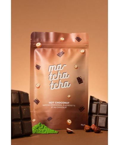 Matcha 80g cérémonie chocolat/noisette 🌰